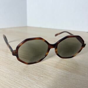 Bausch & Lomb Britt Hexagon Sunglasses FRAMES ONLY READ DESC Tortoise Shell